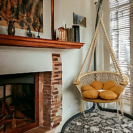 Ahşap Detaylı Salıncak